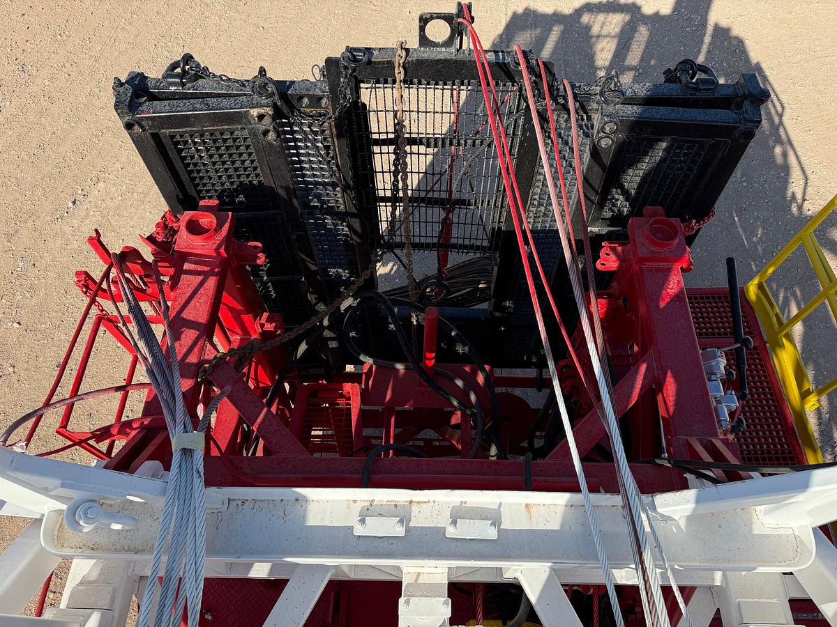 Used 2012 RIG WORKS MUSTANG 550 DD 104’-275K 5-AXLE WELL SERVICE RIG