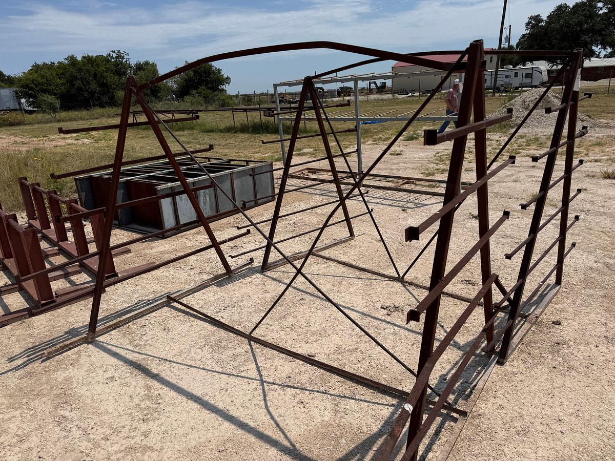 Used LOT W/ 5-TOOL RACKS & 1-DBL SHELF