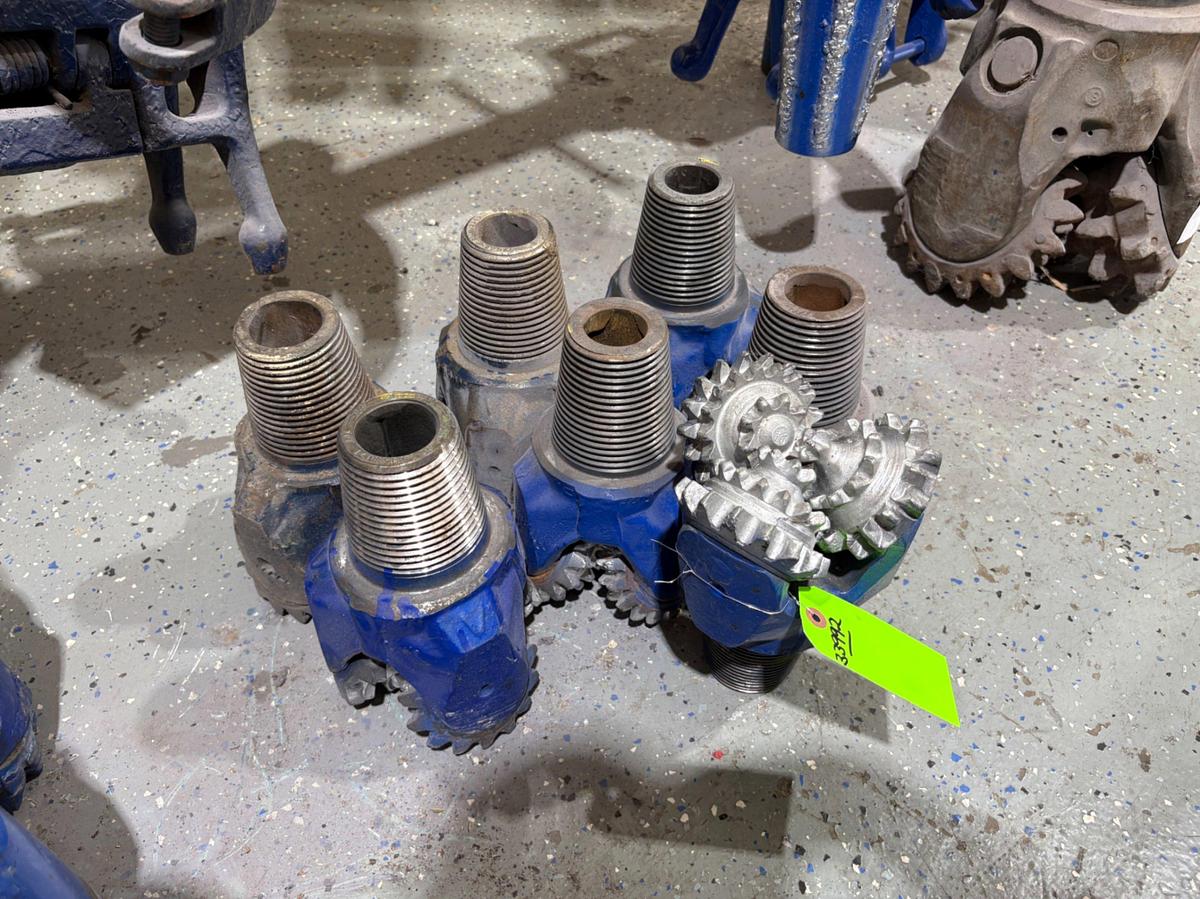 Used (7x$) 6-1/8” & 6-1/4”od tricone drill bits