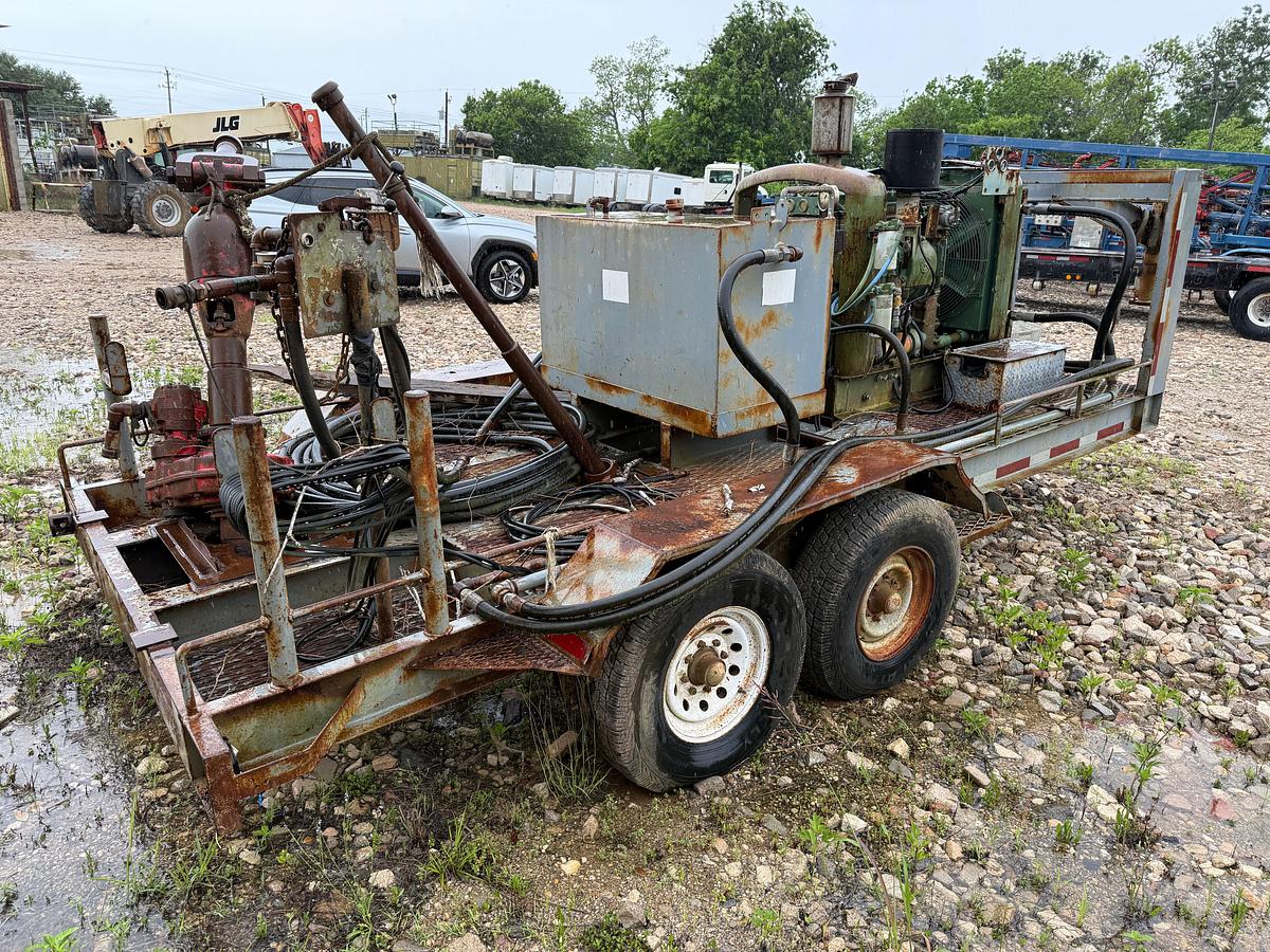 Used KING 53GA POWER SWIVEL MTD ON T/A GOOSENECK.TRAILER