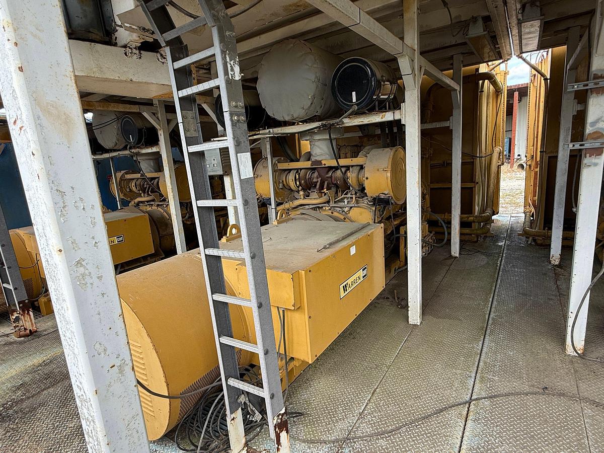 Used KATO 1204-KW DIESEL GENERATOR SET P/B CATERPILLAR 3512B 1621-HP