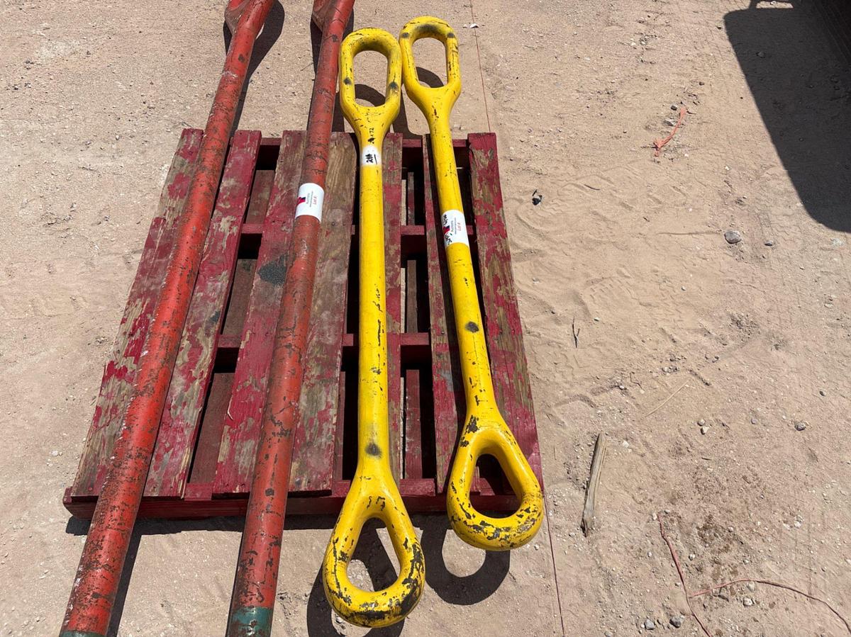 Used (2) 2” x 72” elevator links