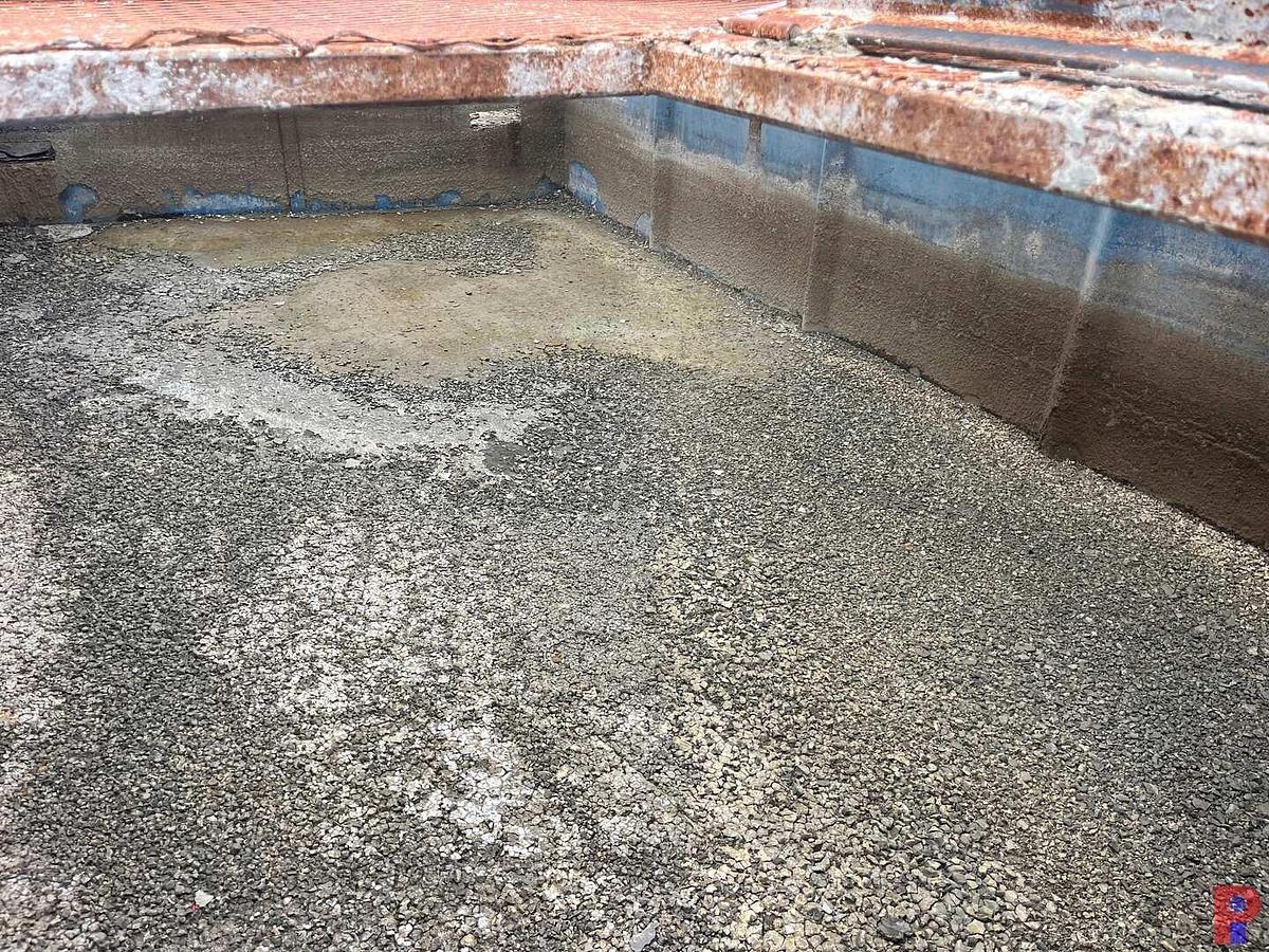 Used 22X8X6H CRIMPED STEEL REVERSE PIT W/ GAS BUSTER