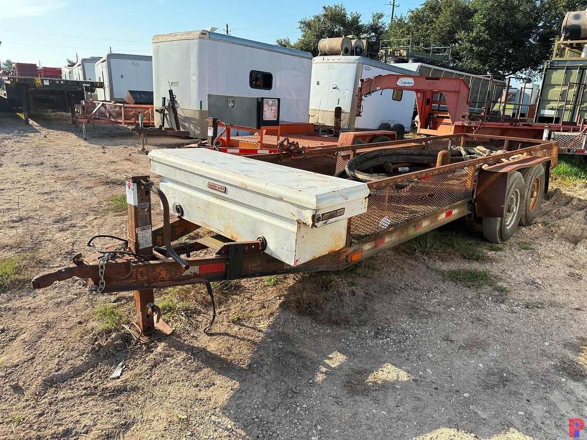 Used 18’ X 5’ T/A BUMPER PULL BOP / TOOL TRAILER
