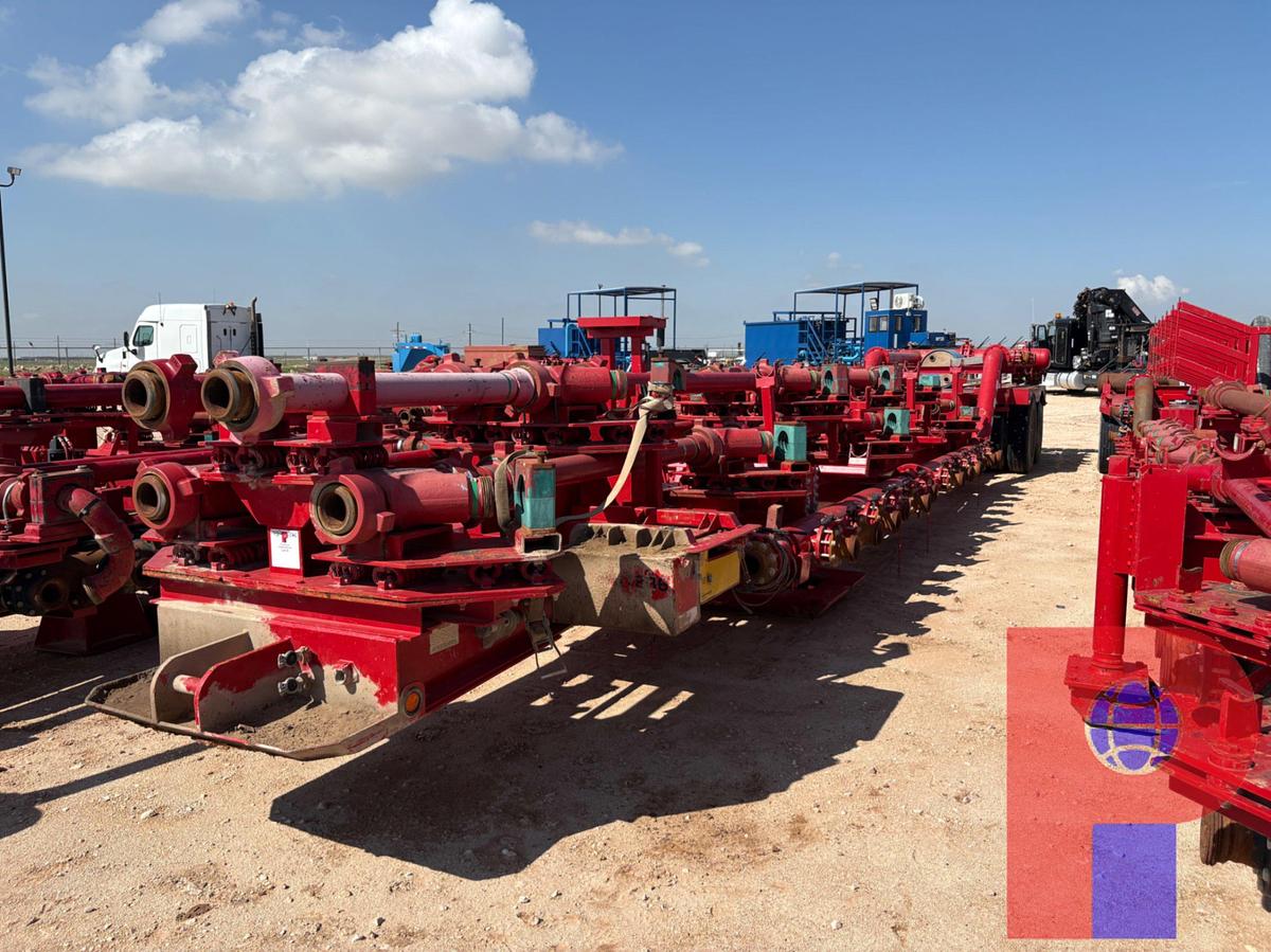 Used 2017 BO’S BETTERBUILT 45’ 16-ARM T/A FRAC MISSLE/MANIFOLD TRAILER