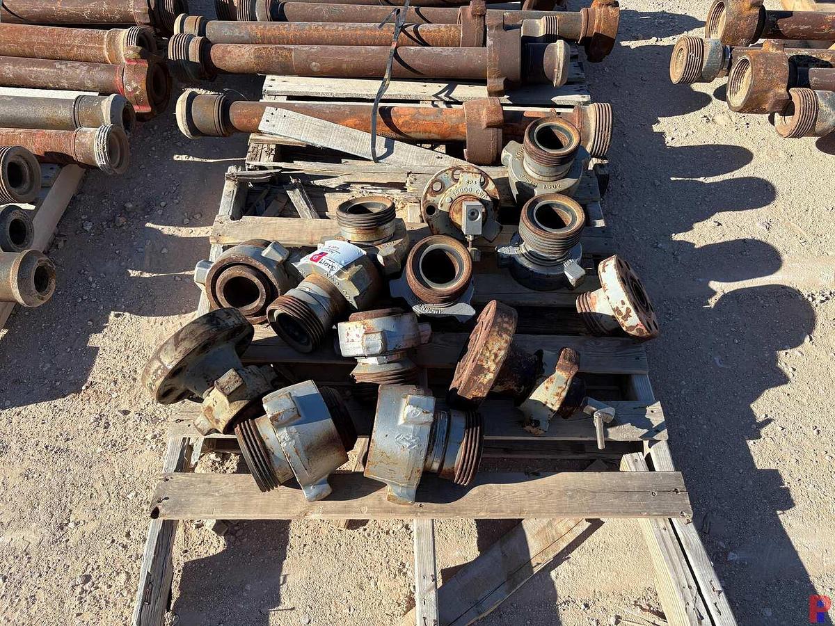 Used (13) 2” & 3” 1502 WECO FLANGES & HAMMER UNIONS