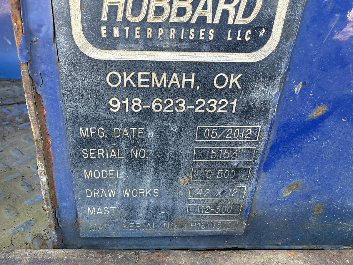 Used 2012 CAMERON C-500 SD 112'-300K LBS 5-AXLE WELL SERVICE RIG