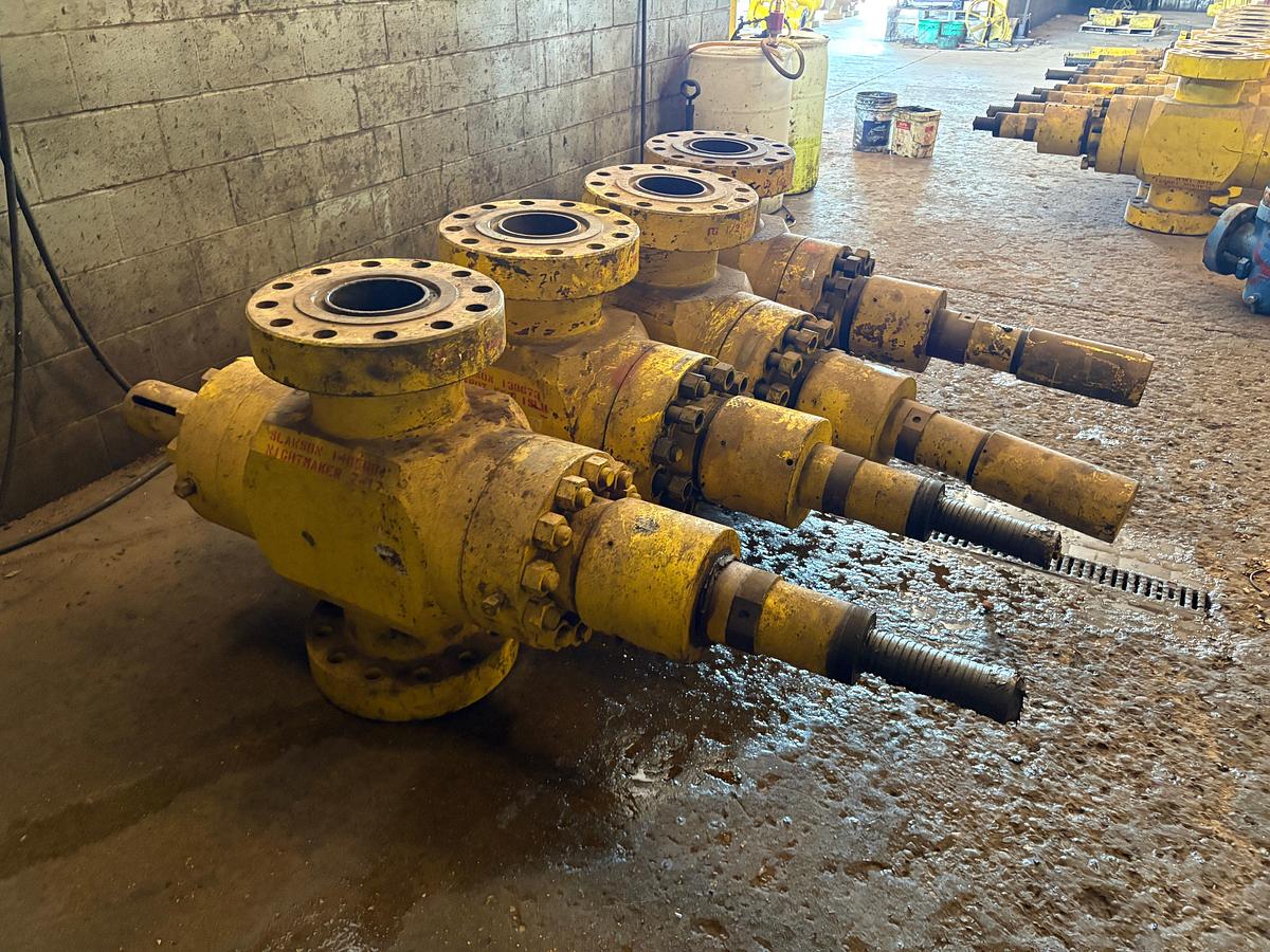 Used (4x$) 7-1/16” 10k frac valves, field ready