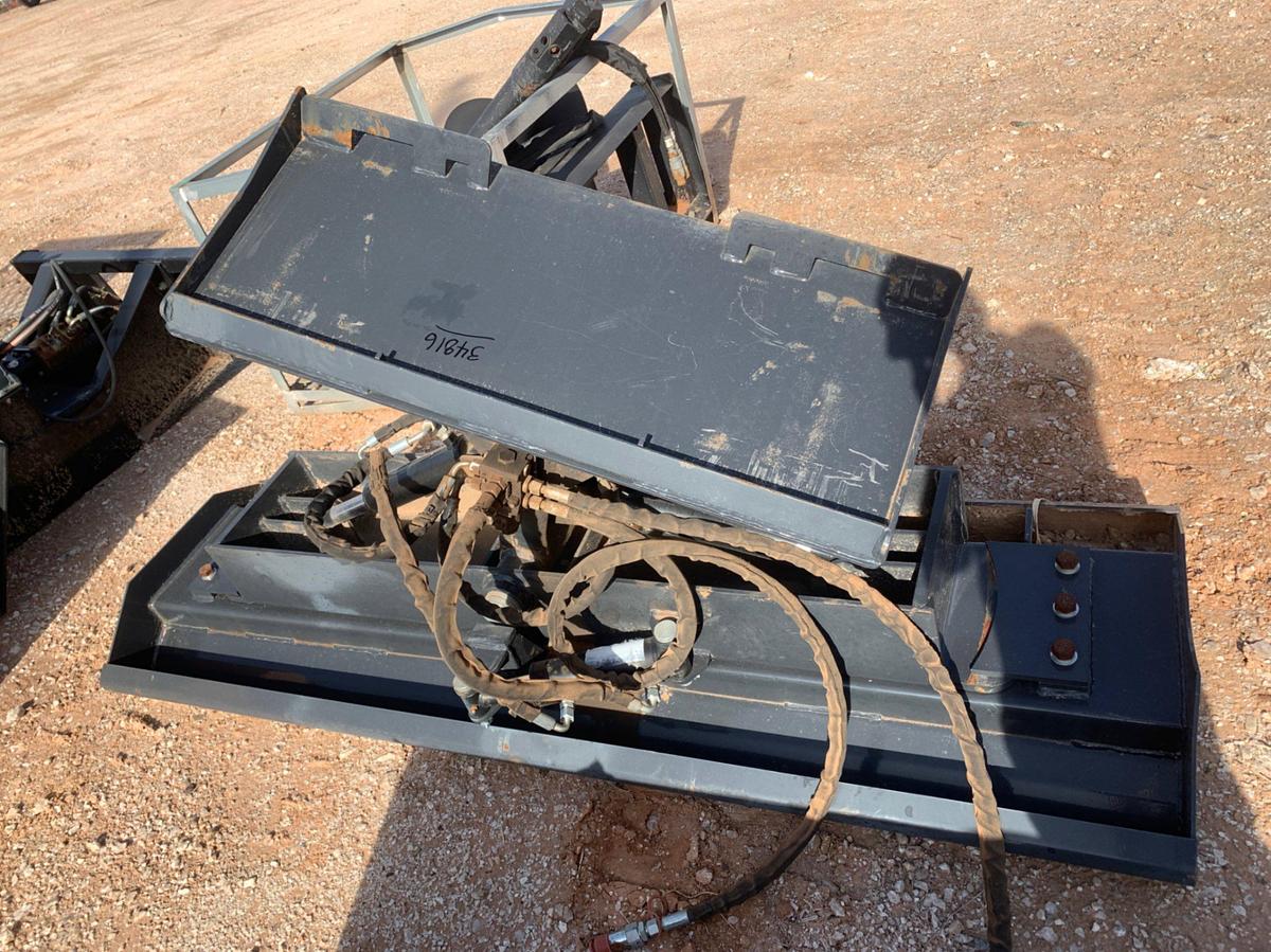 Used Hydraulic Skid Steer Dozer Blade Attachment