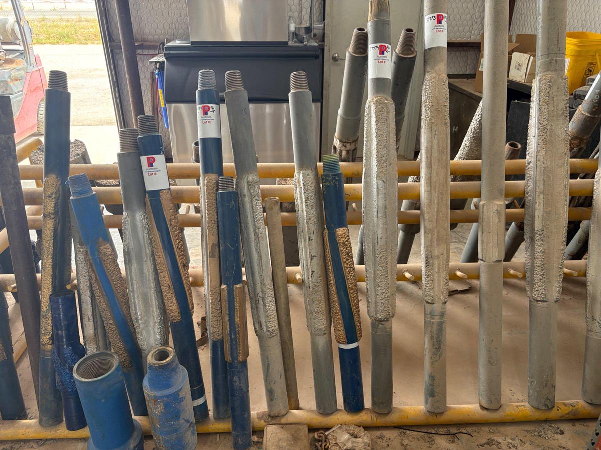Used (6x$) assorted string mills, 3-7/8”OD to 5-5/8”OD