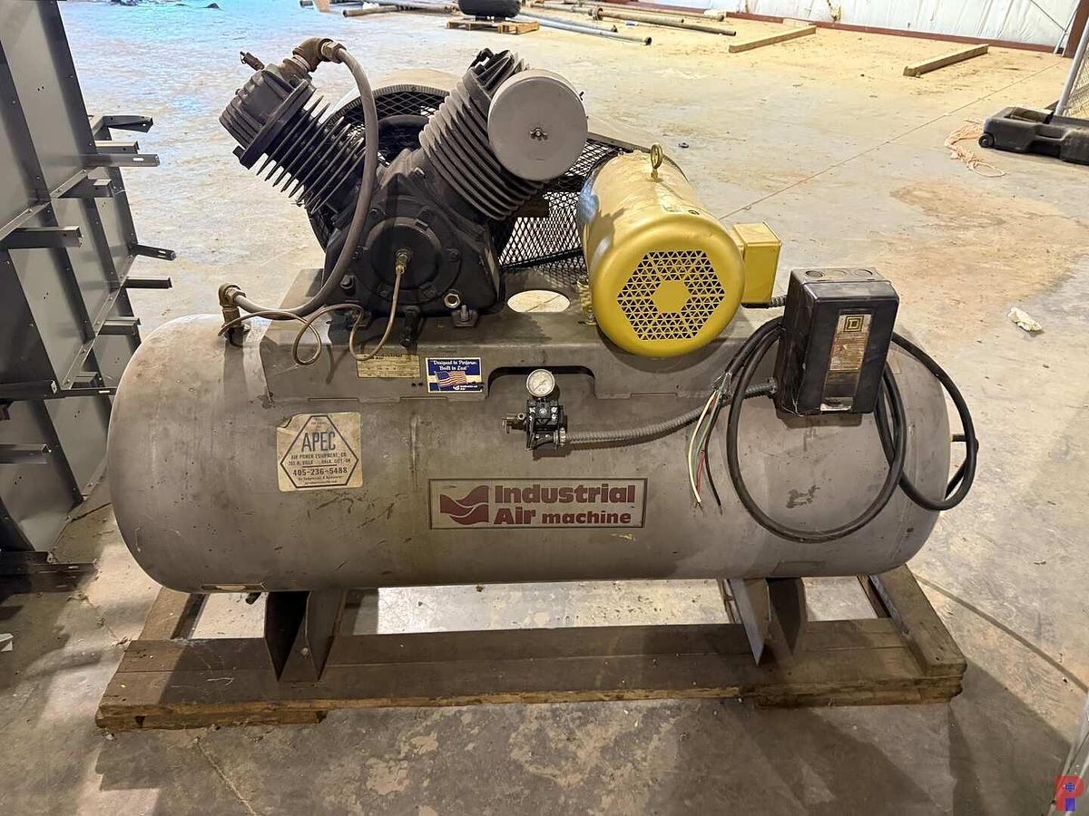 Used INDUSTRIAL AIR MOD. IH9919946 120 GALLON 10 HP ELECTRIC POWERED AIR COMPRESSOR