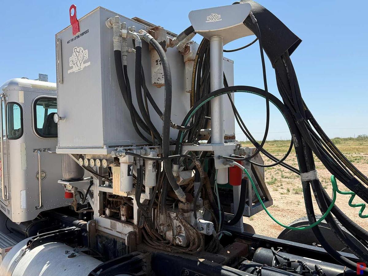 Used 2013 PETERBILT 367 QUAD AXLE COIL TUBING HAUL TRUCK