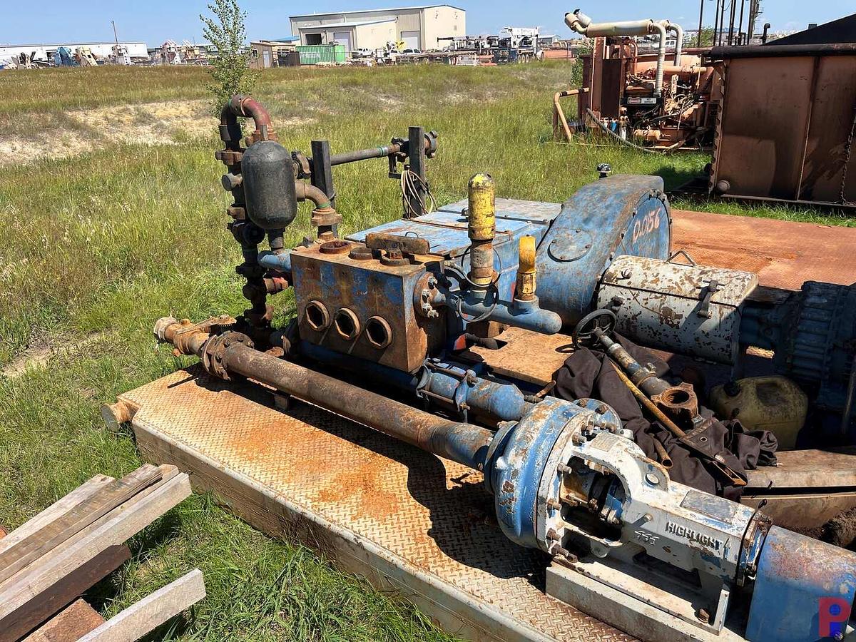 Used JWS-340 5K TRIPLEX WELL SERVICE PUMP P/B DETROIT SERIES 60 ALLISON HT750