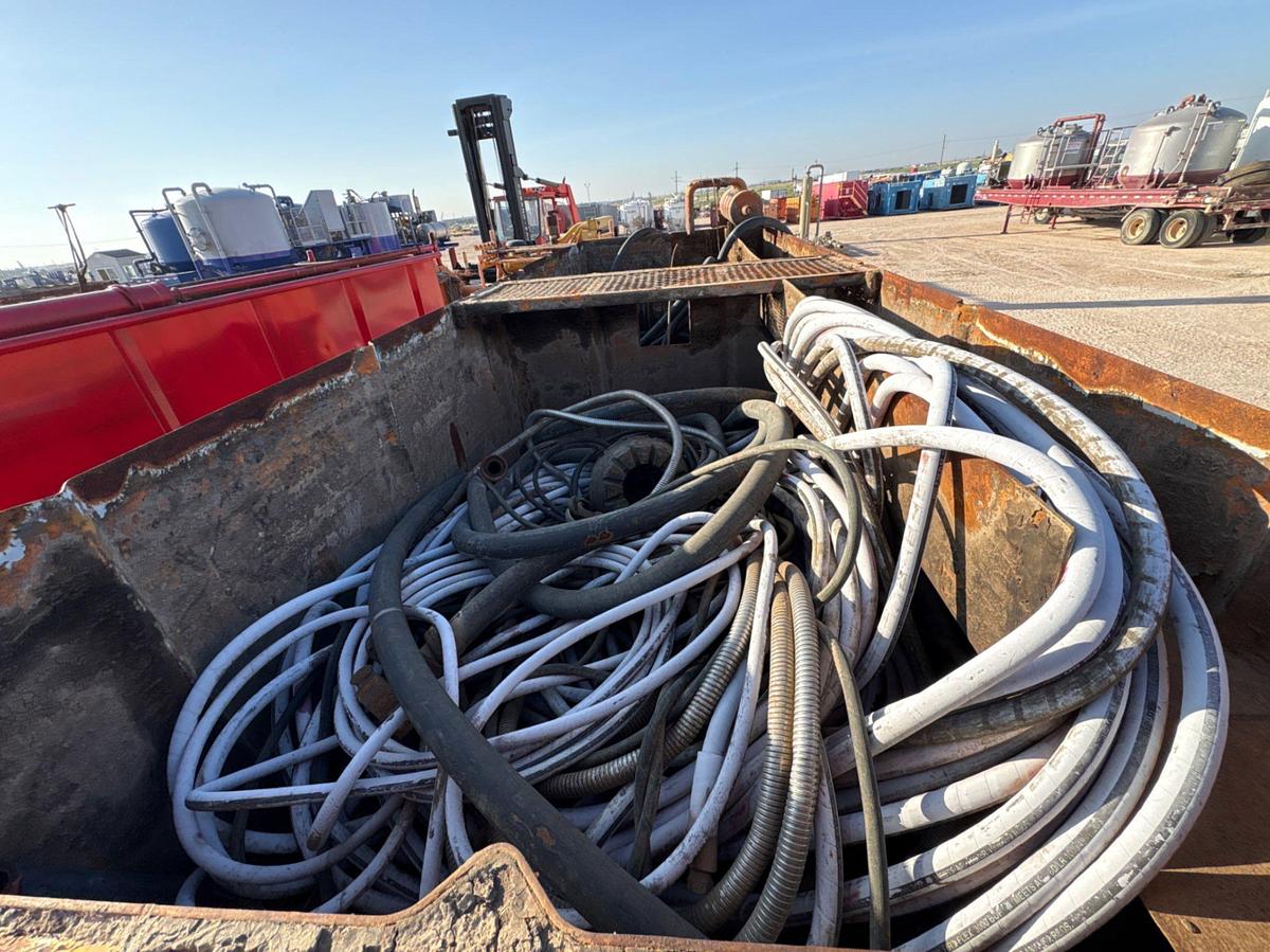 Used 18’ x 6’ x 6’ 2-compartment reverse pit, skidded