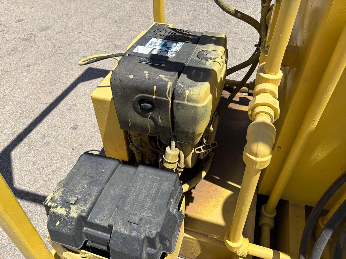 Used Meyer 4-station closing unit, skidded