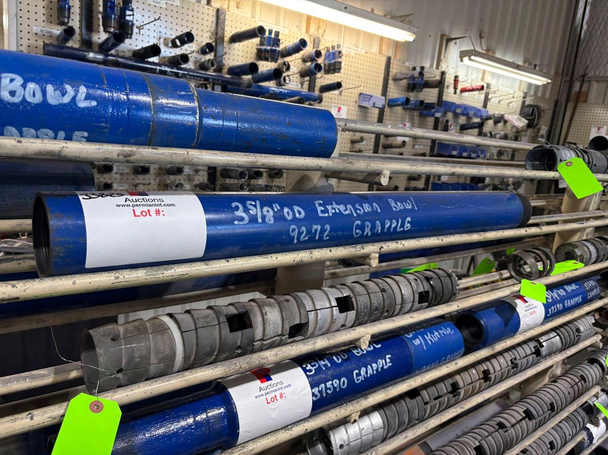 Used (2x$) (2) 3-5/8”od overshot extension bowls gr9272