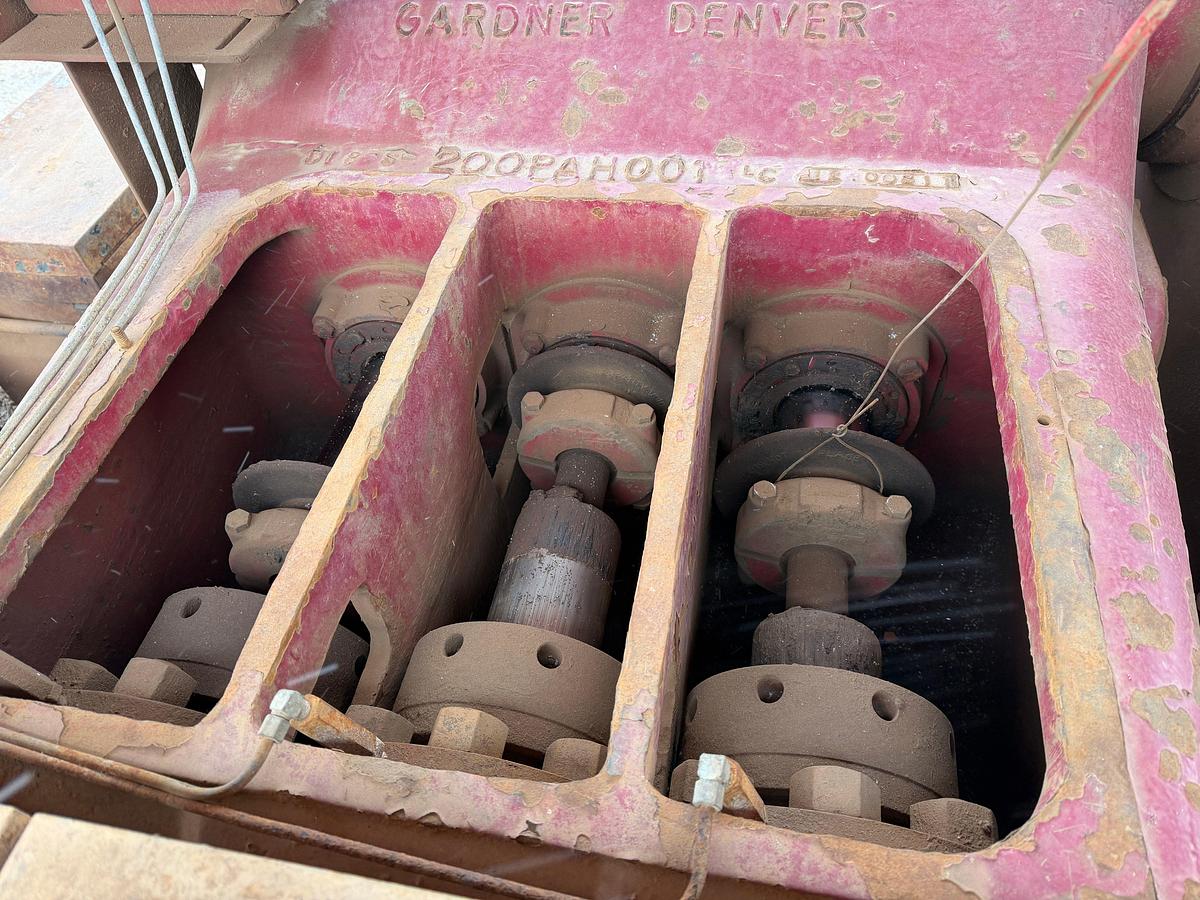 Used 2009 GARDNER DENVER PAH 10K TRIPLEX MUD PUMP