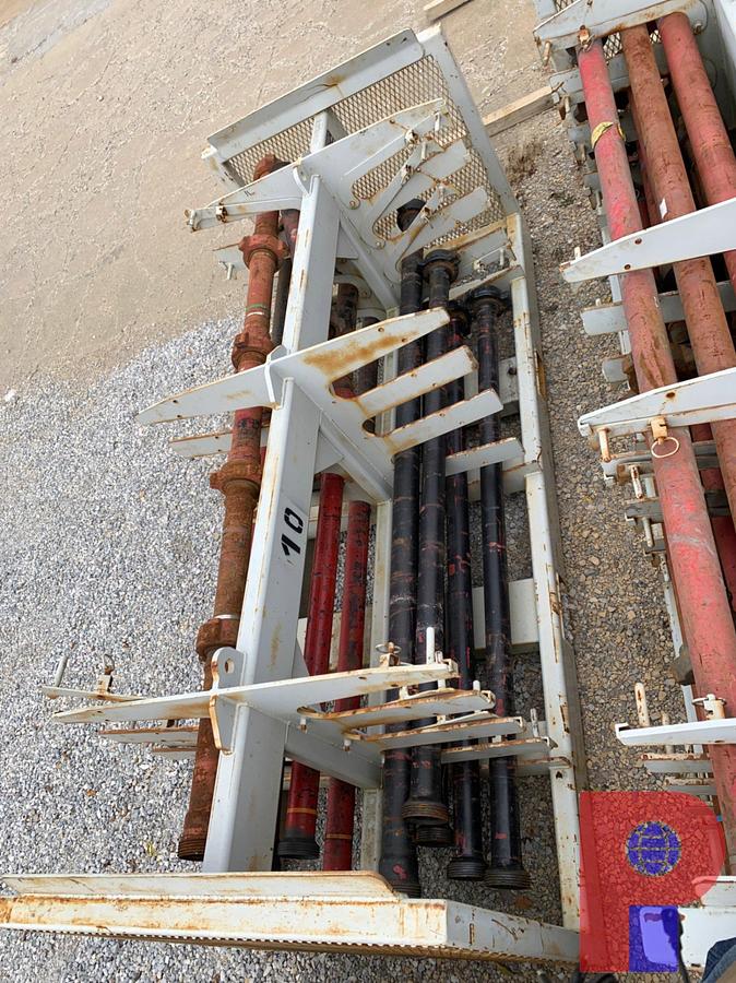 Used (21) JTS. OF 3” FIG 1502 15K WP FLOW IRON ON TRANSPORT RACK