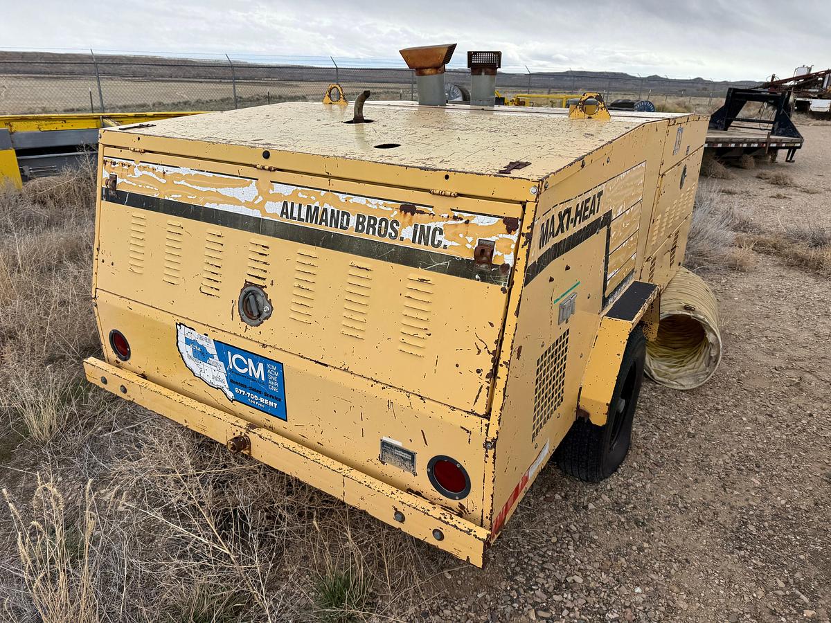 Used ALLMAND BROS MAXI-HEAT MODEL MH-TL16 TOWABLE HEATER