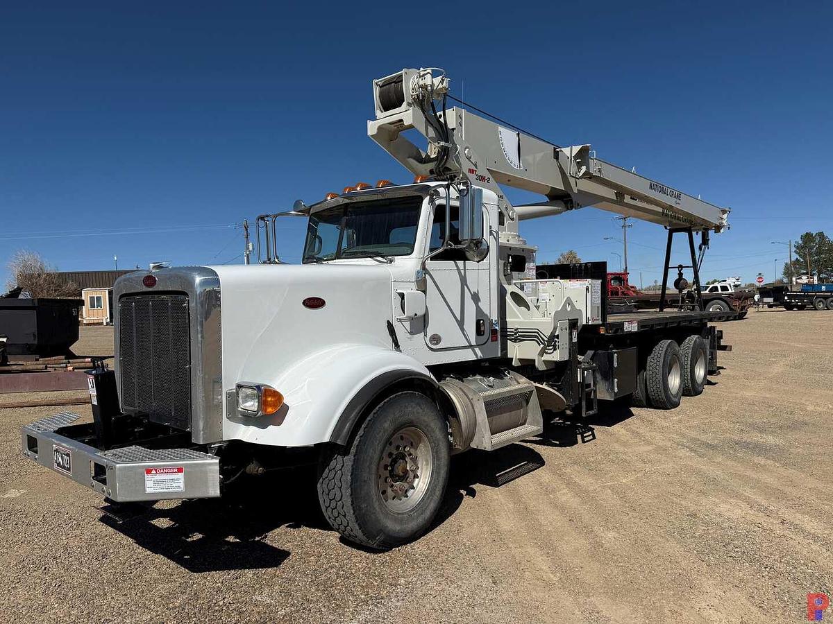 Used 2019 NATIONAL NBT30H-2 30 TON T/A CRANE TRUCK ON  2019 PETERBILT 367