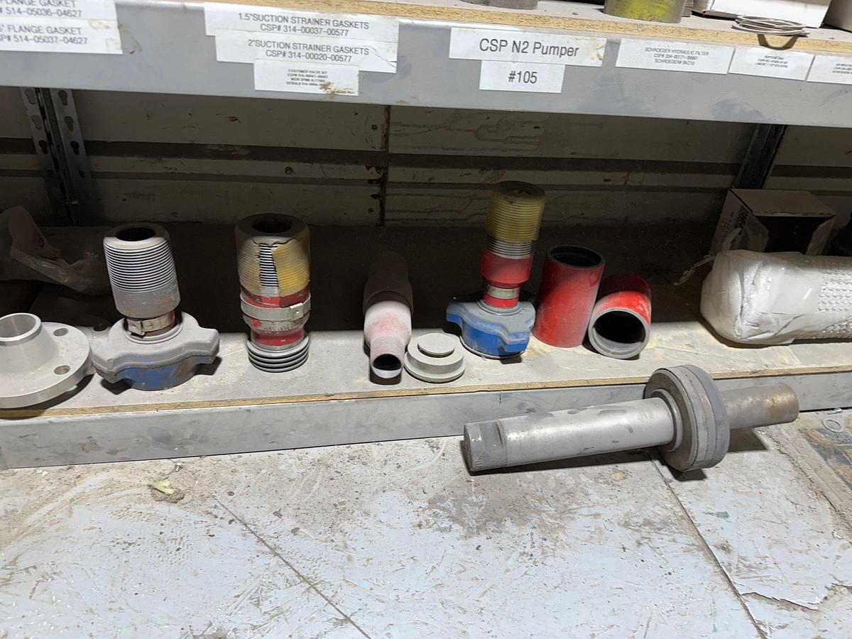 Used 3-SHELVE SECTION OF CS&P NITROGEN PUMPER PARTS