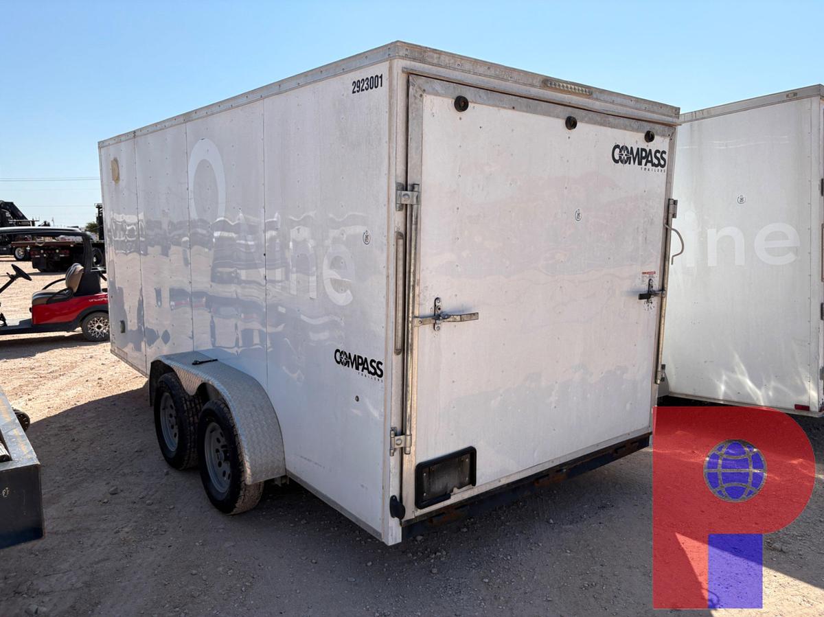 Used 2023 LGS 16’ X 7’ T/A BUMPER PULL ENCLOSED TRAILER
