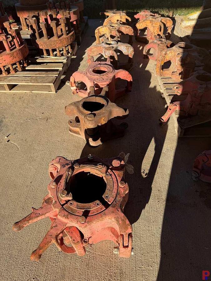 Used ROW OF (9) CENTER LATCH 50 - 150 TON TUBING / CASING ELEVATORS