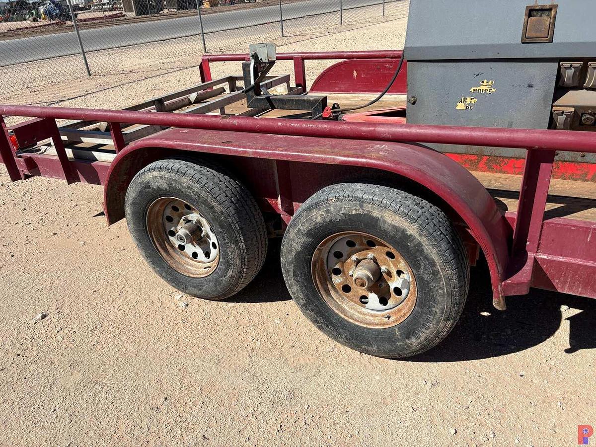 Used 2015 PARKER TRAILERS 16’ X 6’ T/A BUMPER PULL 20KW GENERATOR TRAILER