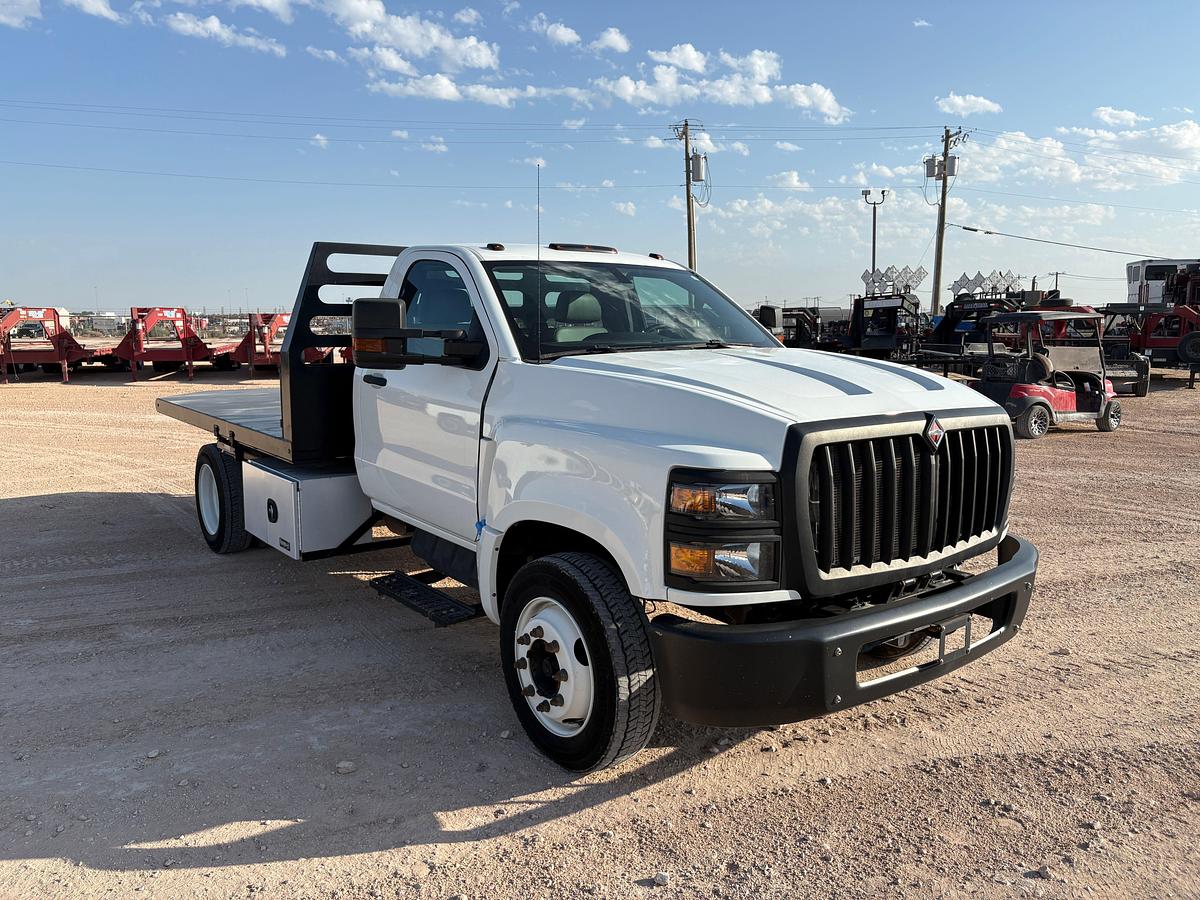 Used 2022 INTERNATIONAL CV515 SINGLE CAB FLATBED DUMP TRUCK