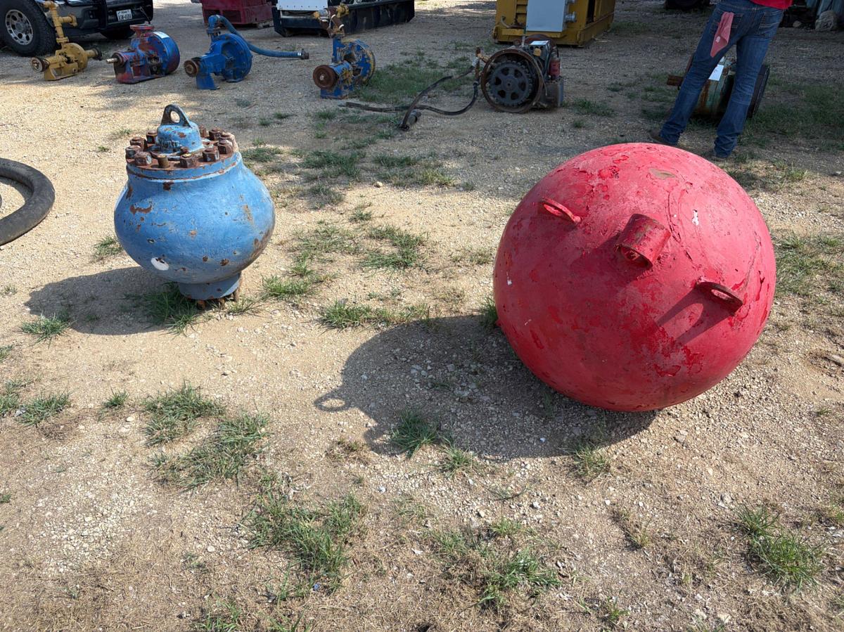 Used (2) pulsation dampeners