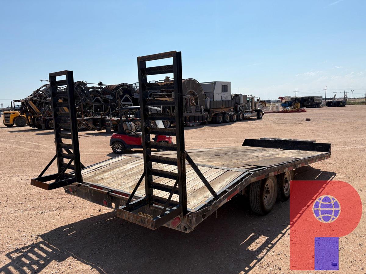 Used 2005 BELMONT  20’ X 8’ T/A BUMPER PULL CAR HAUL TRAILER