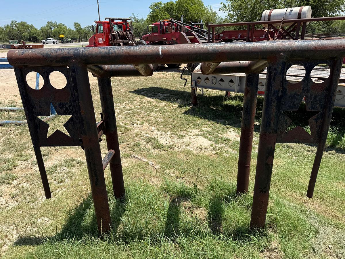 Used TULSA 70T (65K LBS) MECHANICAL WINCH W/ (2) HEADACHE RACKS