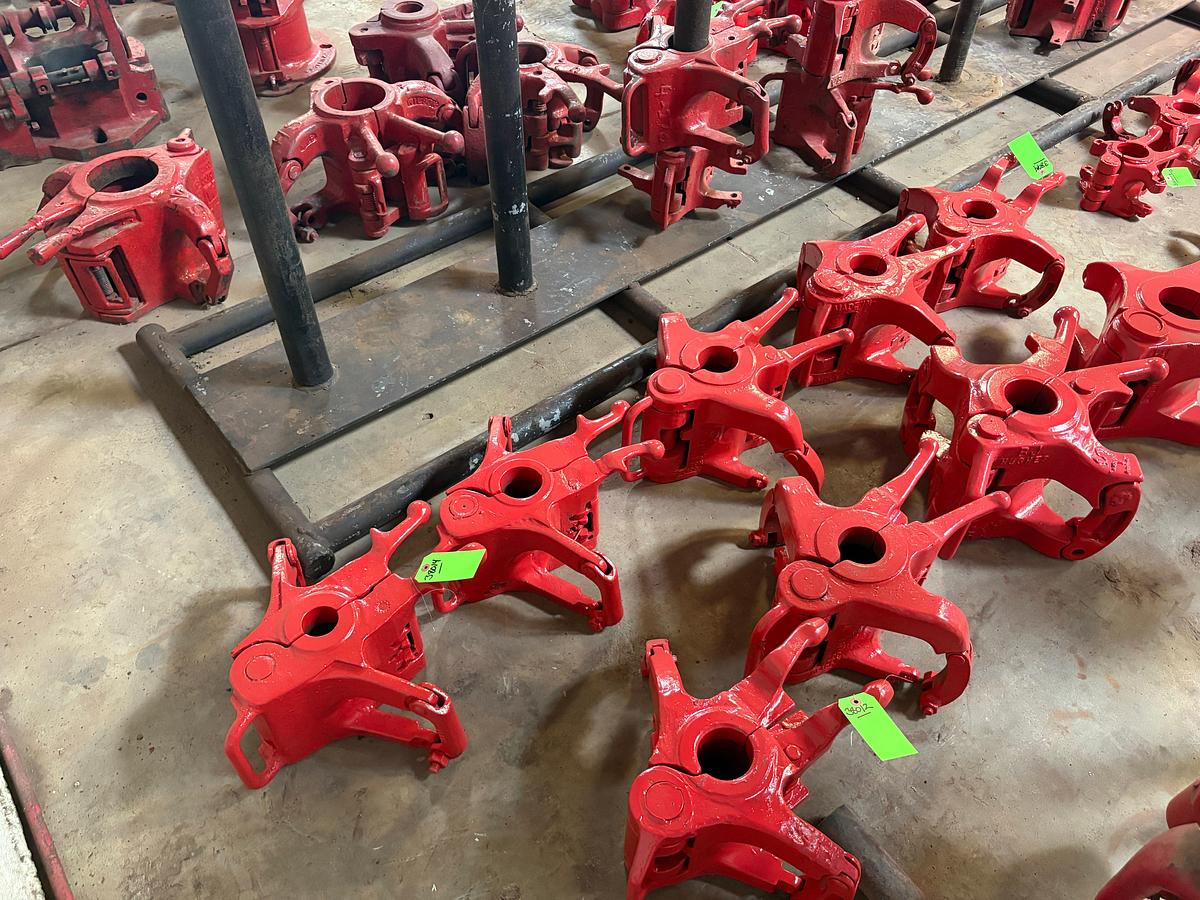 Used (5x$) (4) 2-3/8” 100 ton & (1) 1-7/8” 65 ton elevators