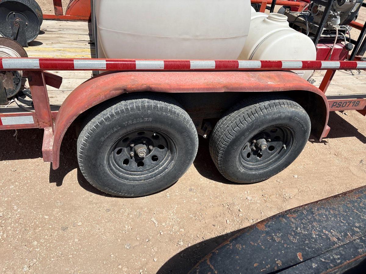 Used 2011 BIG TEX 12’ X 6.5’ T/A BUMPER PULL PRESSURE WASH TRAILER