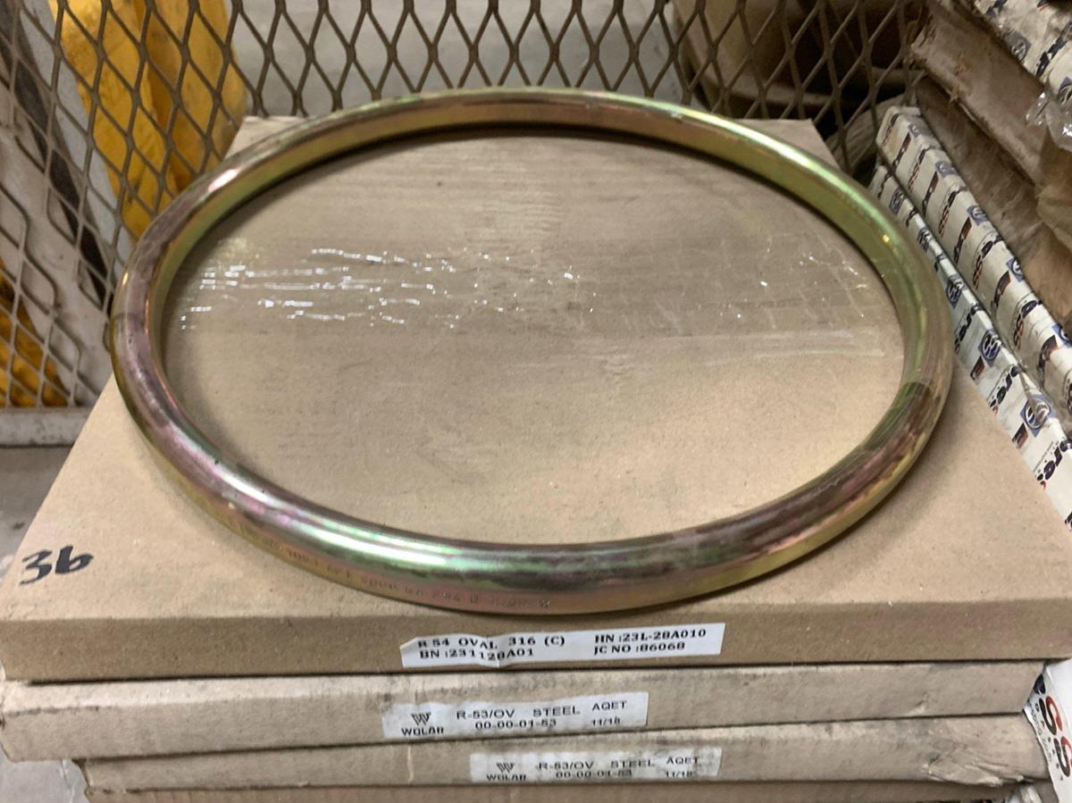 Used (36) R54 Oval Flange Gaskets