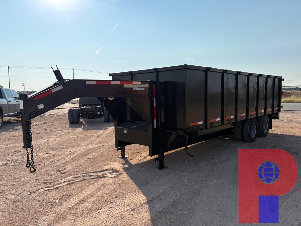 Used 2018 TEXAS PRIDE 20’ X 8’ T/A HYDRAULIC TILT BED GOOSENECK TRAILER