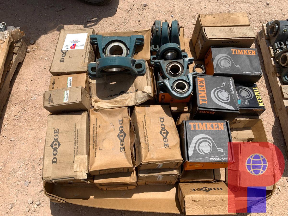 Used PALLET OF PILLOW BLOCK BEARINGS