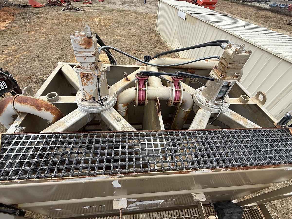 Used 22’ X 102” CEMENT MIXING UNIT MTD ON 2012 BIG TEX 25K GVW DUAL T/A PINTLE HITCH TRAILER