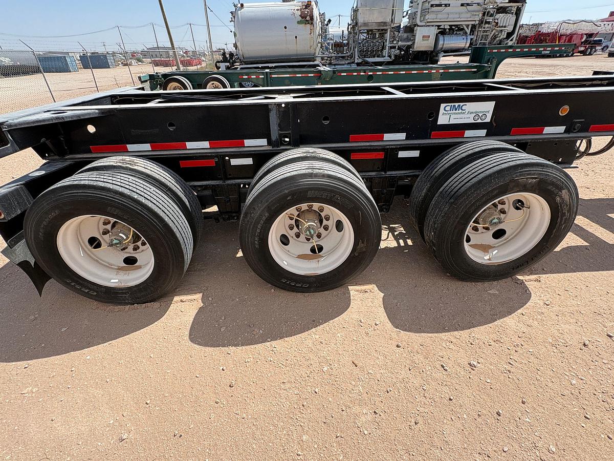 Used 2017 CIMC SZJ9360TJZ54 3-AXLE CHASSIS TRAILER