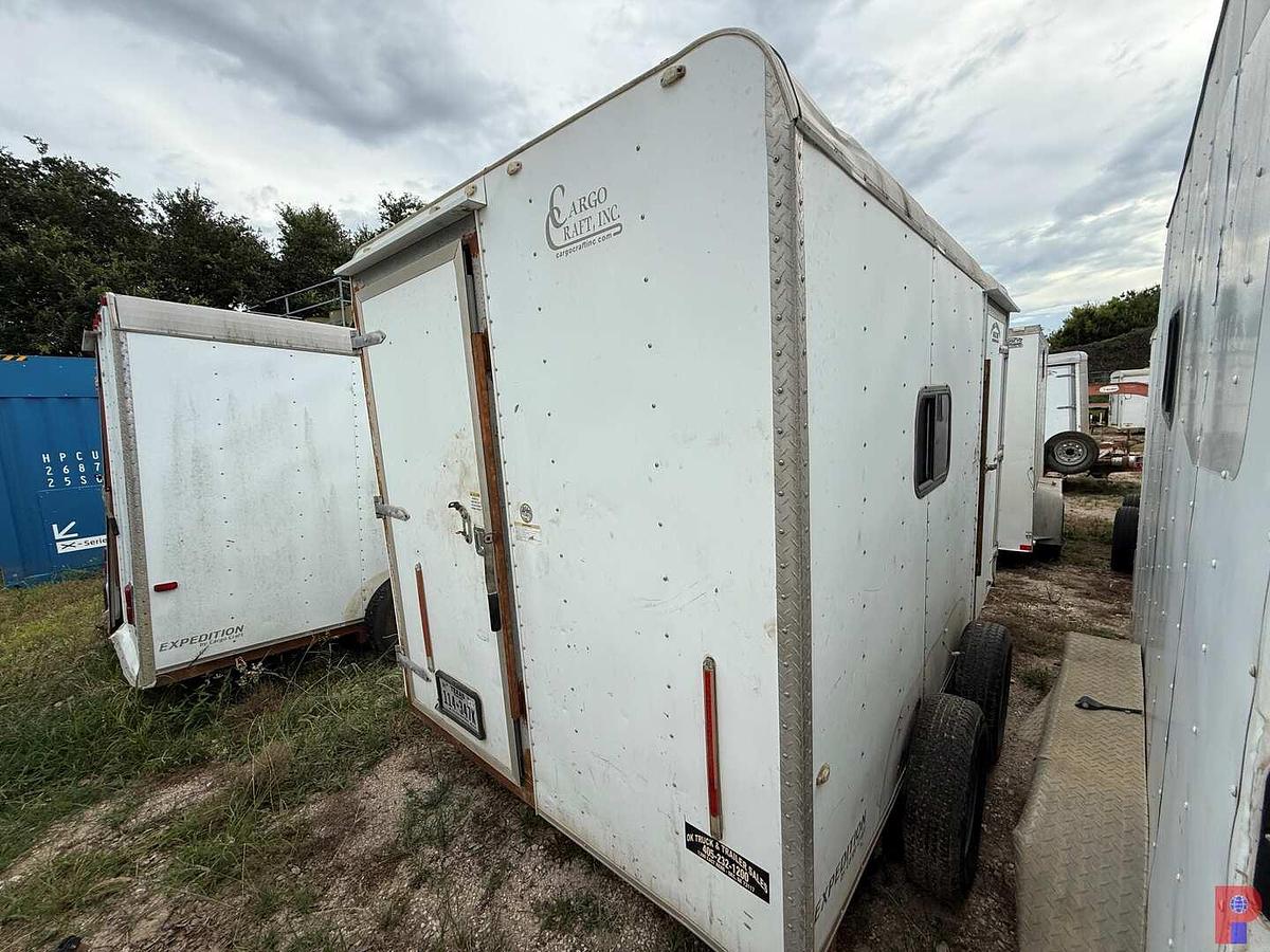 Used 2018 CARGO CRAFT 12’ T/A BUMPER PULL CREW / DOGHOUSE TRAILER