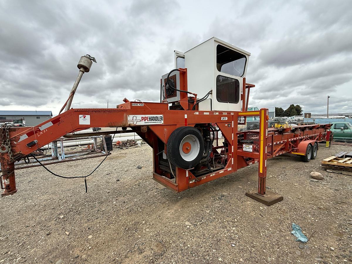 Used 2013 PIPE TRIPPER 40' HYD PIPE HANDLER MTD ON T/A GOOSNECK TRAILER