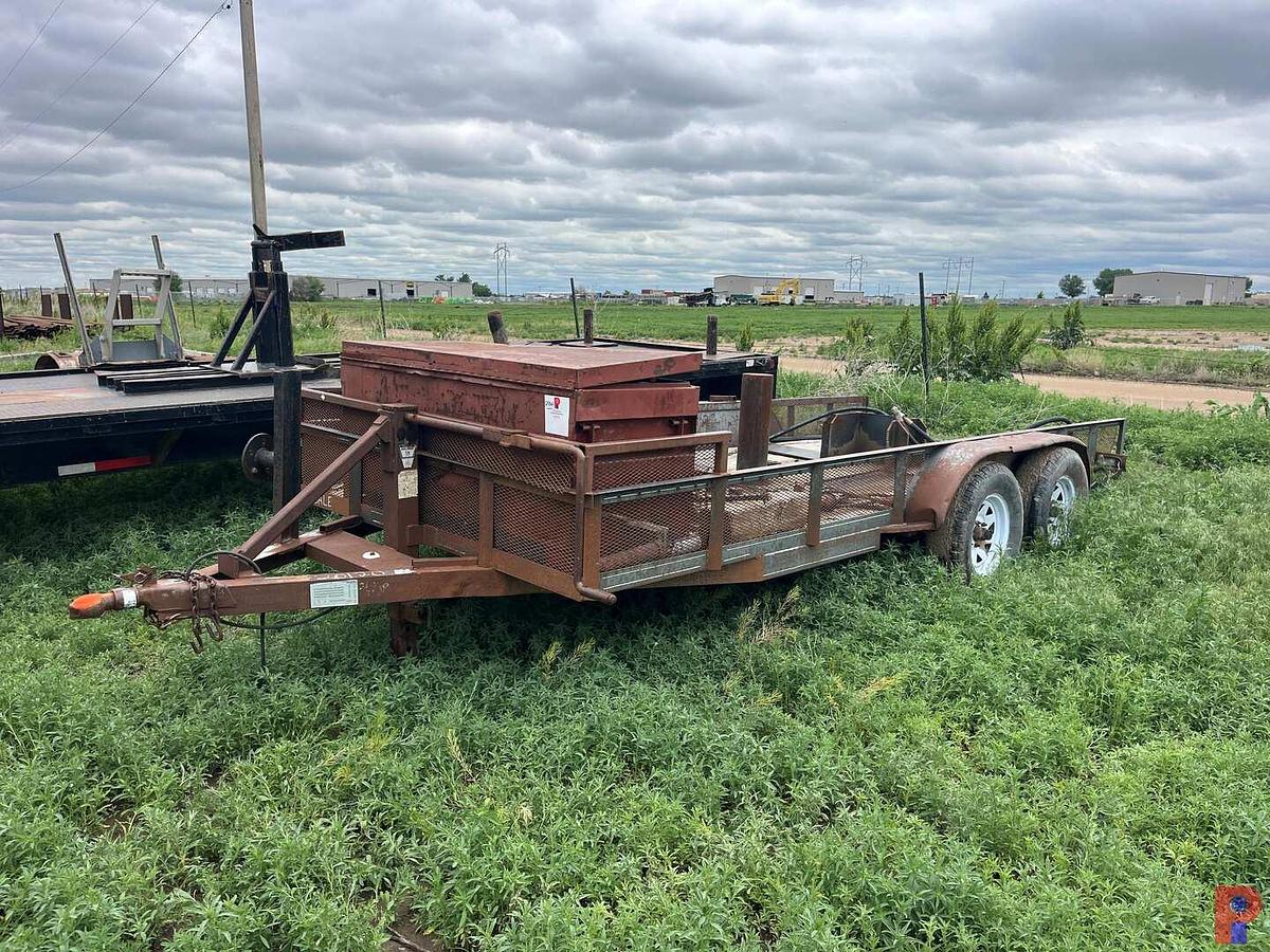 Used 2006 SHOPBUILT 16’ T/A TOOL TRAILER