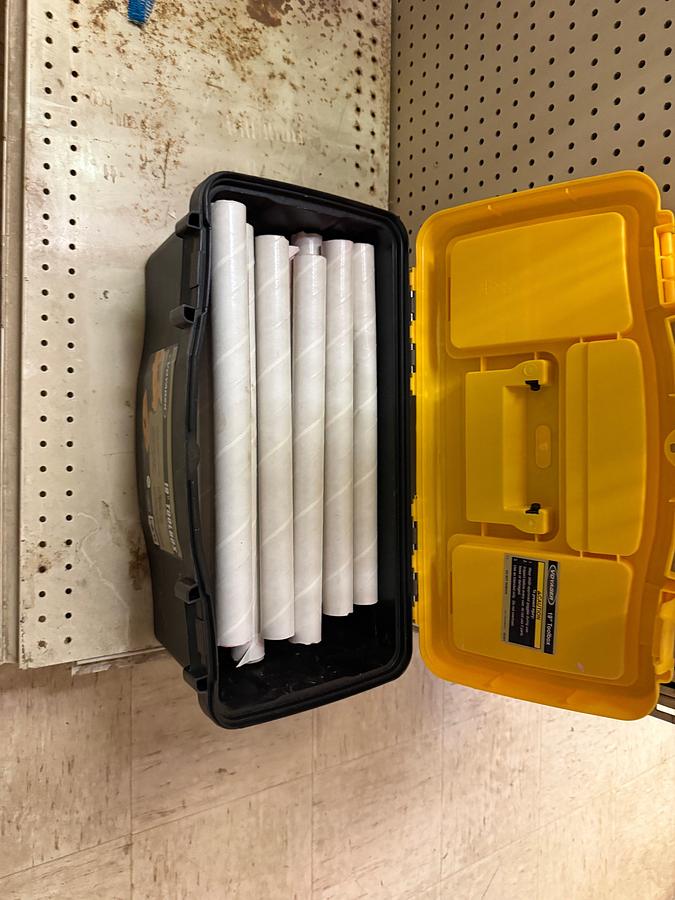 Used TOOLBOX W/ (24) SOAP STICKS
