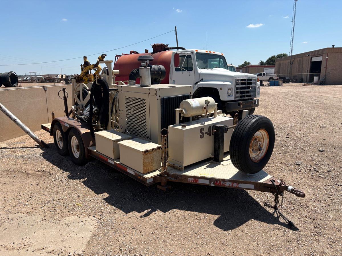 Used Logan 2.0 power swivel mtd on T/A bumper pull trailer