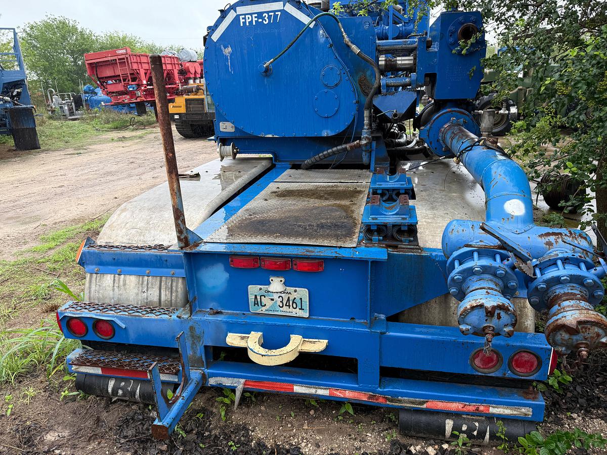 Used 2007 RHINO TC50 2250-HP TRIPLEX FRAC PUMP MTD ON T/A TRAILER