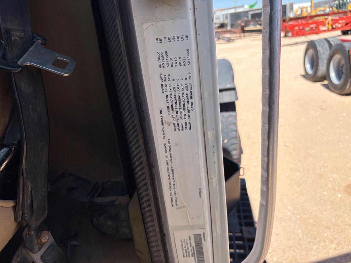 Used 2009 MACK GRANITE T/A DAYCAB HAUL TRUCK