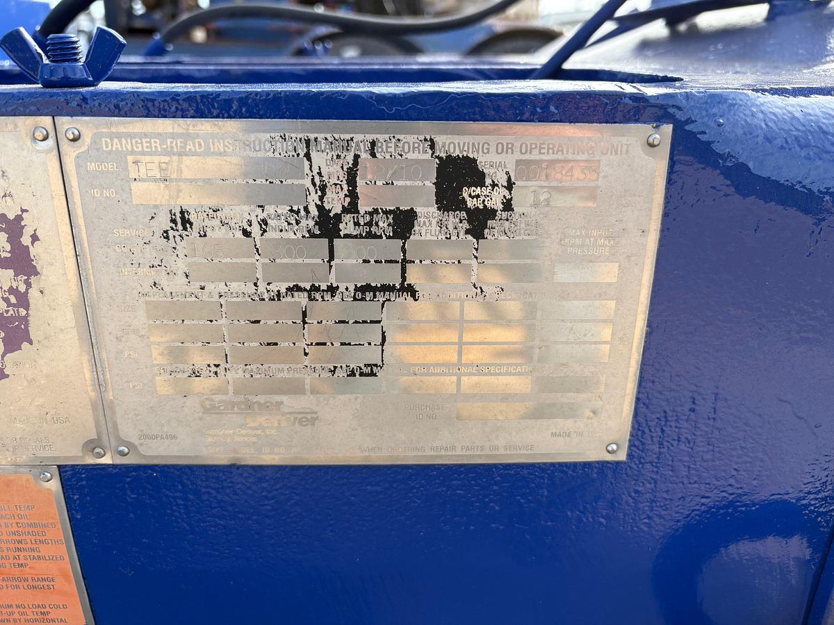 Used 2010 GARDNER DENVER TEE 5K WP FLUID END 4” PLUNGERS TRIPLEX WELL SERVICE PUMP (READY TO WORK)