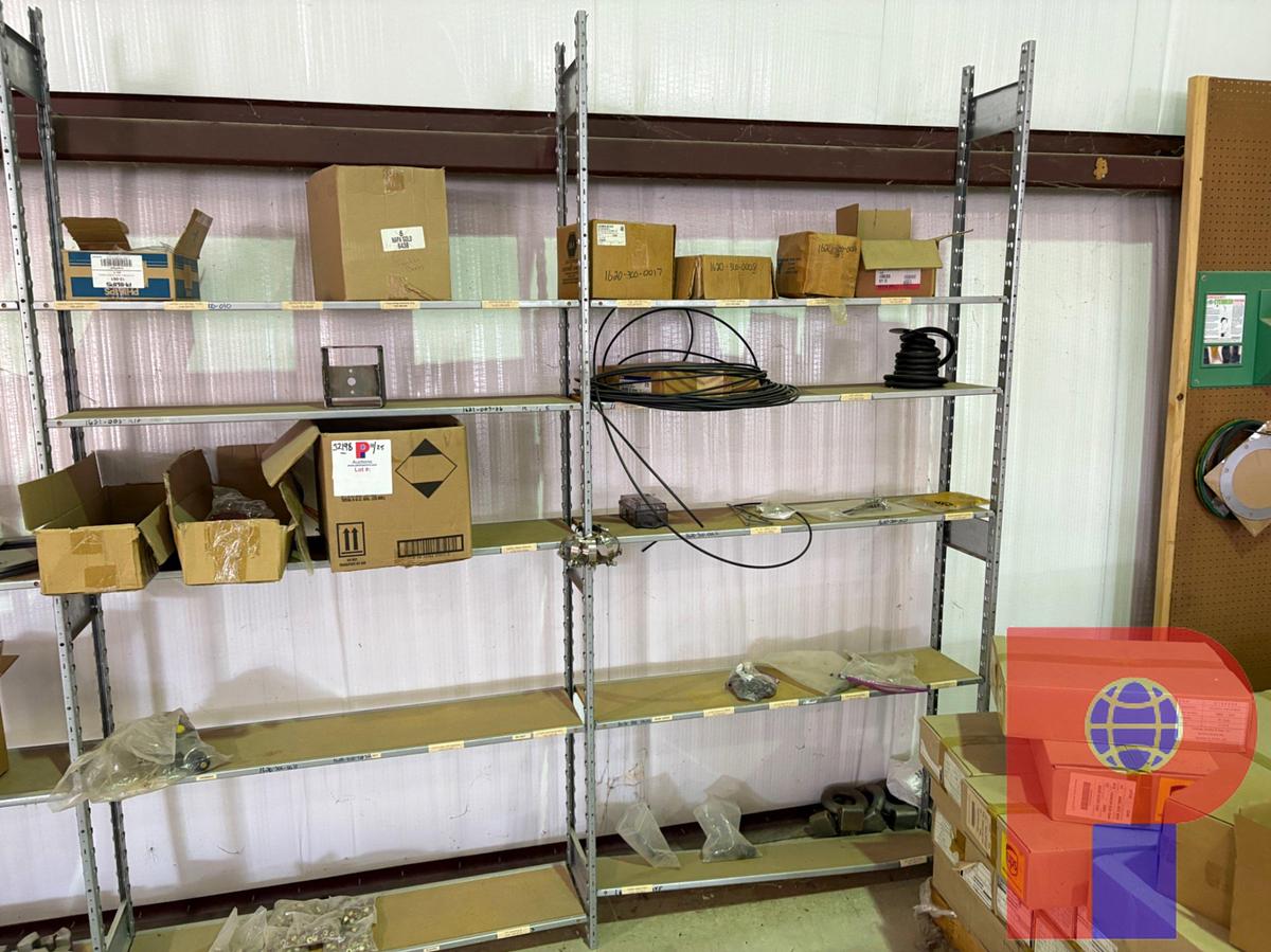 Used 12’ X 1’ X 8’ SHELVING W/ CONTENTS