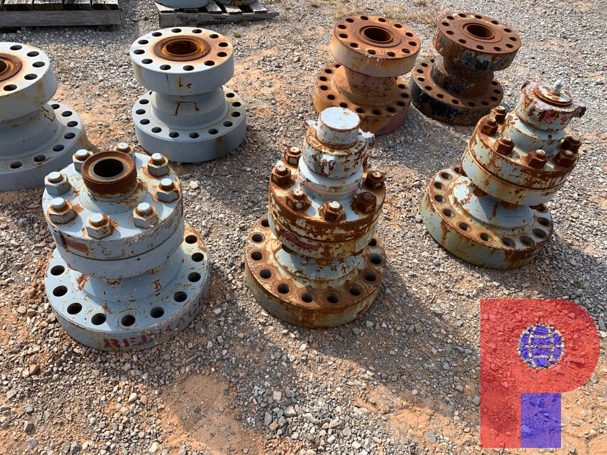 Used (7) 5-1/8” TO 7-1/16” 10K TO 15K SPACER SPOOLS (3) W/ WECO FLANGES