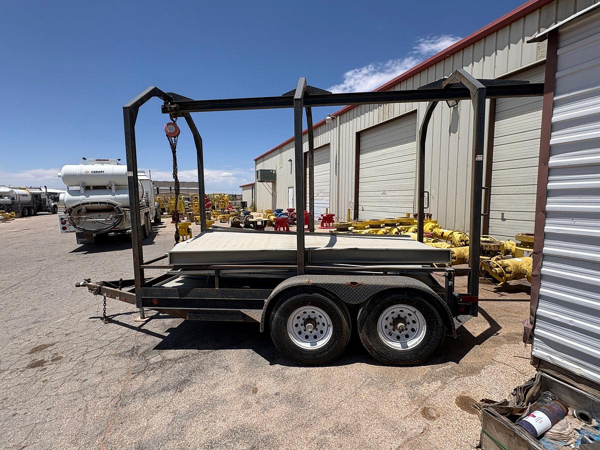 Used 12’ X 6’ T/A Bumper pull monorail trailer